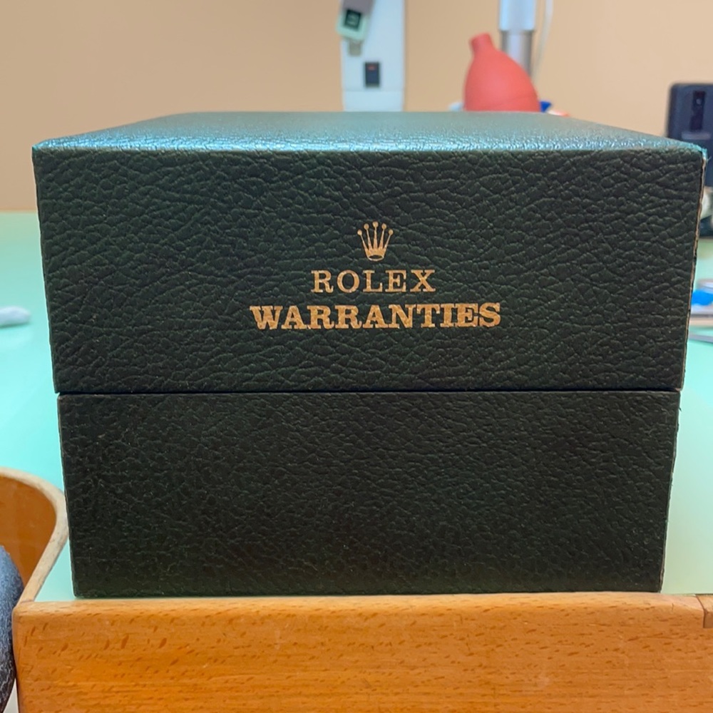 Rolex Vintage Warranties Box